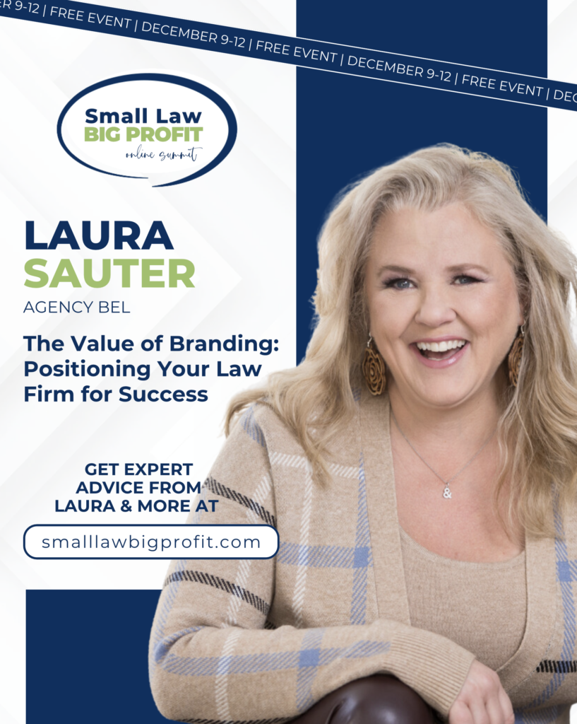 My topic is: The Value of Branding: Positioning Your Law Firm for Success during the Sales and Marketing driven day. I will be leading a live Q+A session at 2:30 pm est December 10. P.S. Shout out to all the speakers Angela Dunz, MBA Belle Walker Bruce La Fetra, The Client Whisperer, MBA Dan DeFay Evan Polin Jayson O. Mamaclay Jennifer McKibbin Harris Jessica Gonifas, CPA Ken Satkunam, CISM Agency Bel Michael Buzinski Michael Schodrof, CFA, CEPA Nicole Wetzell Rob Ress Ron Bockstahler Sandra Yamate Sarah Reiff-Hekking Steve Fretzin Susan Gold Walter Miller